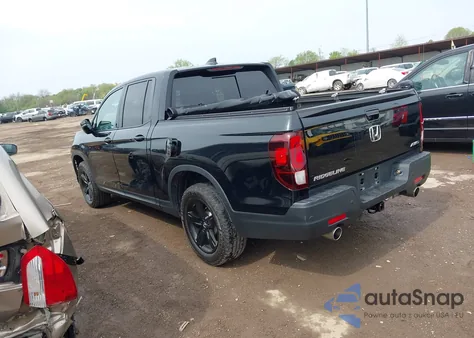 2023 Honda Ridgeline Black Edition из США, поврежденный, VIN 5FPYK3F83PB023481